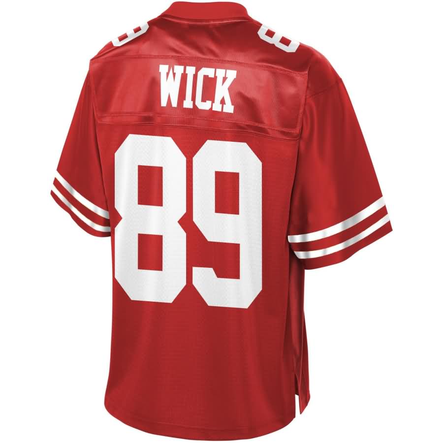 Cole Wick San Francisco 49ers NFL Pro Line Team Player Jersey – Scarlet