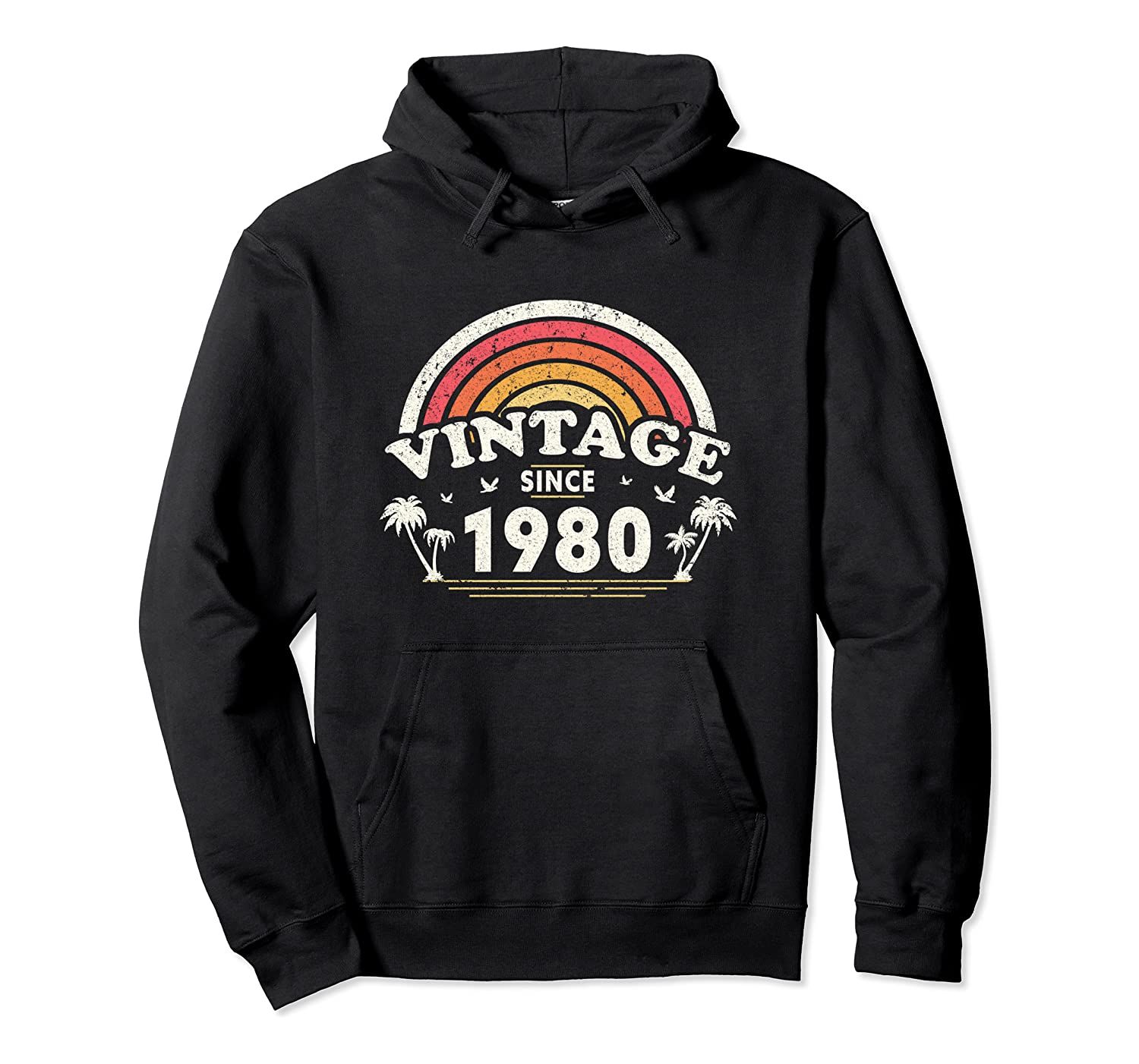 40th Birthday Gift For Men And Women, Vintage Since 1980 Pullover Hoodie T-Shirt, Sweatshirt, Tank Top