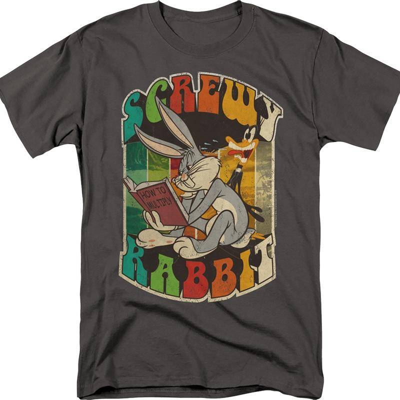 Duffy Duck Bugs Bunny Screwy Rabbit Looney Tunes T-Shirt