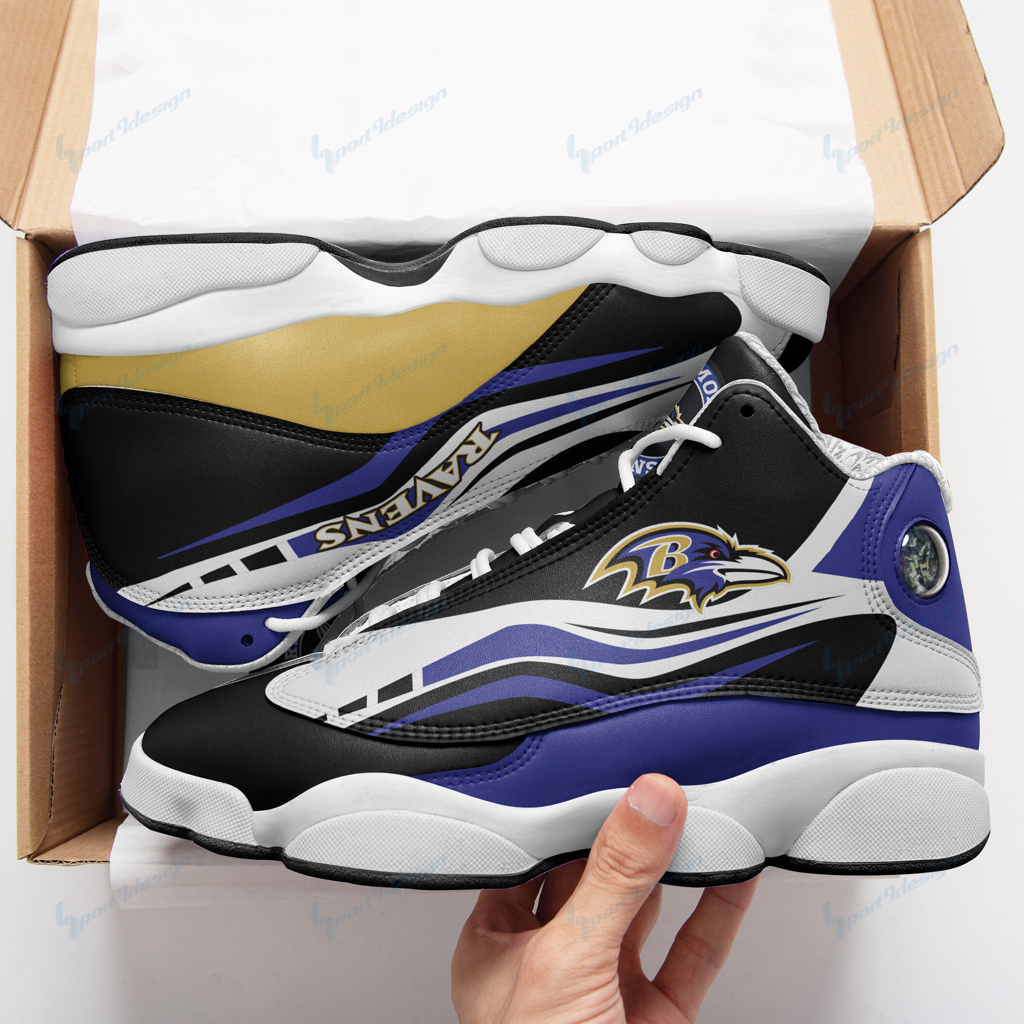 Baltimore Ravens Ajd13 Sneakers 1105