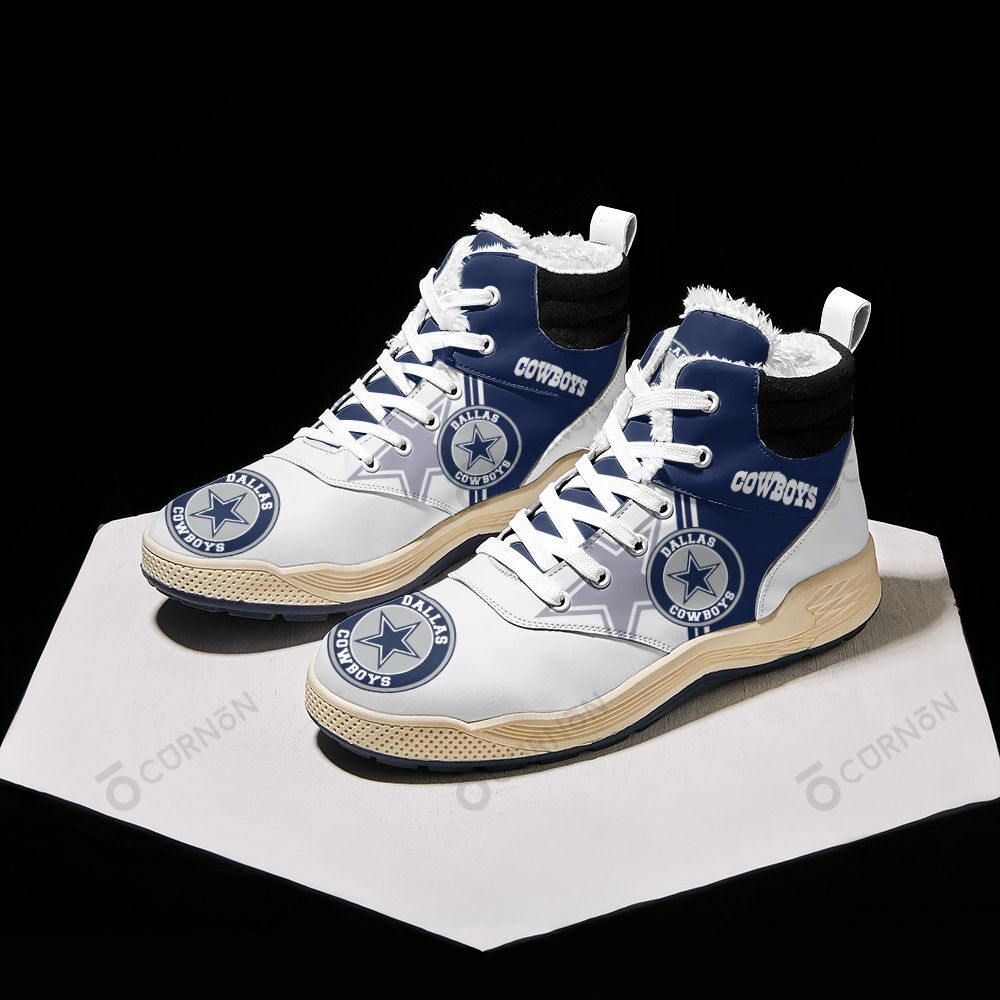 Dallas Cowboys Winter High Top Fashion Sneaker 12