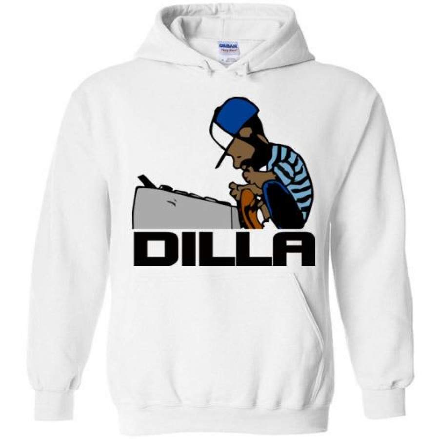 J Dilla, Jay Dee,Slum Village, Detroit, Hip Hop, Beatmaker, v1a, Gildan Heavy Blend Hoodie T-Shirt