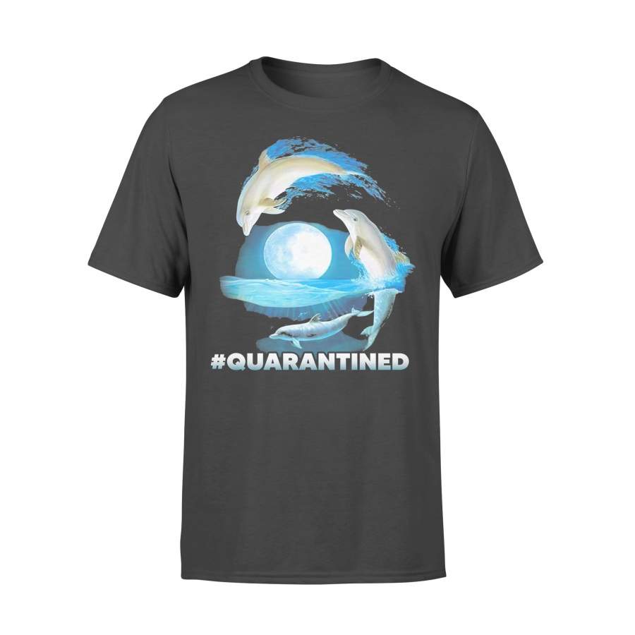 Nautical Full Moon Bottlenose Dolphins Quarantined T-shirt