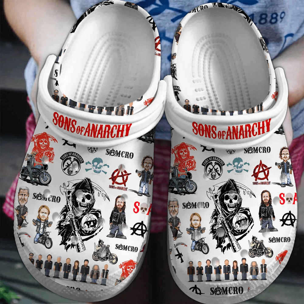 Sons Of Anarchy Tv Series Crocss Clogs For Men Women And Kid Nprqlatm
