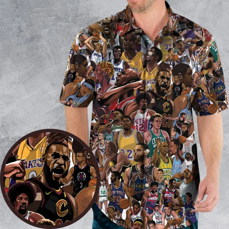 Basketball Superstars Hawaiian Shirt