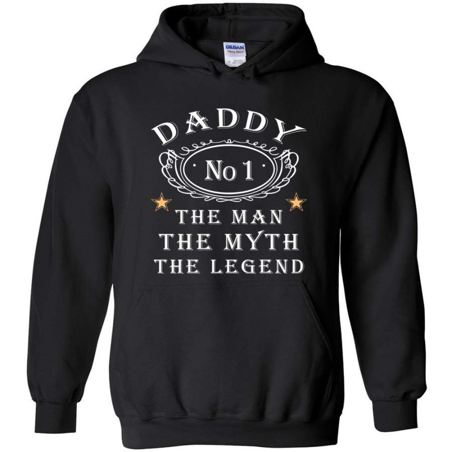 Daddy The Man Myth The Legend Dads Gift for Christmas Hoodie