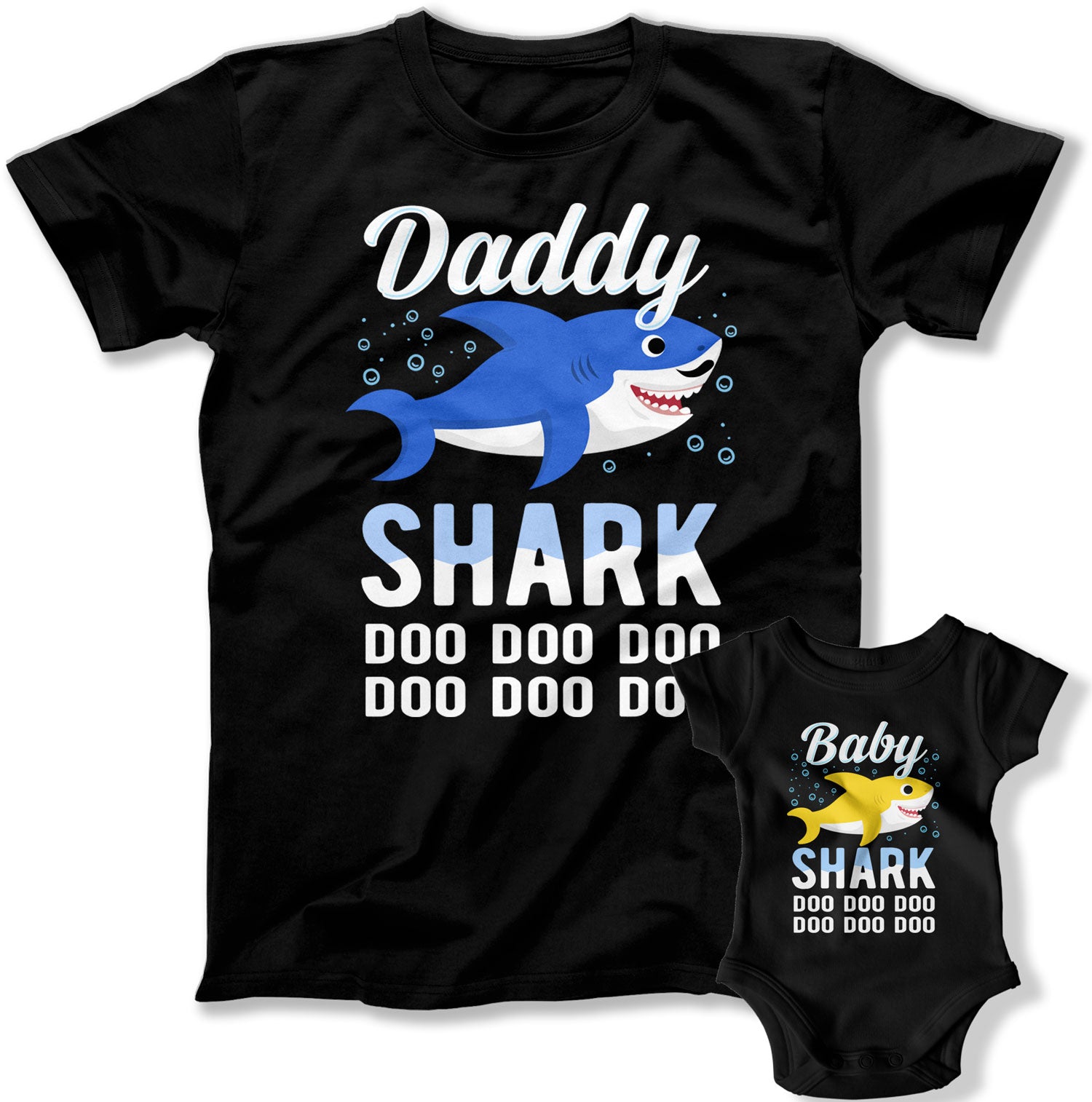 Daddy Shark / Baby Shark Matching Family Tshirts