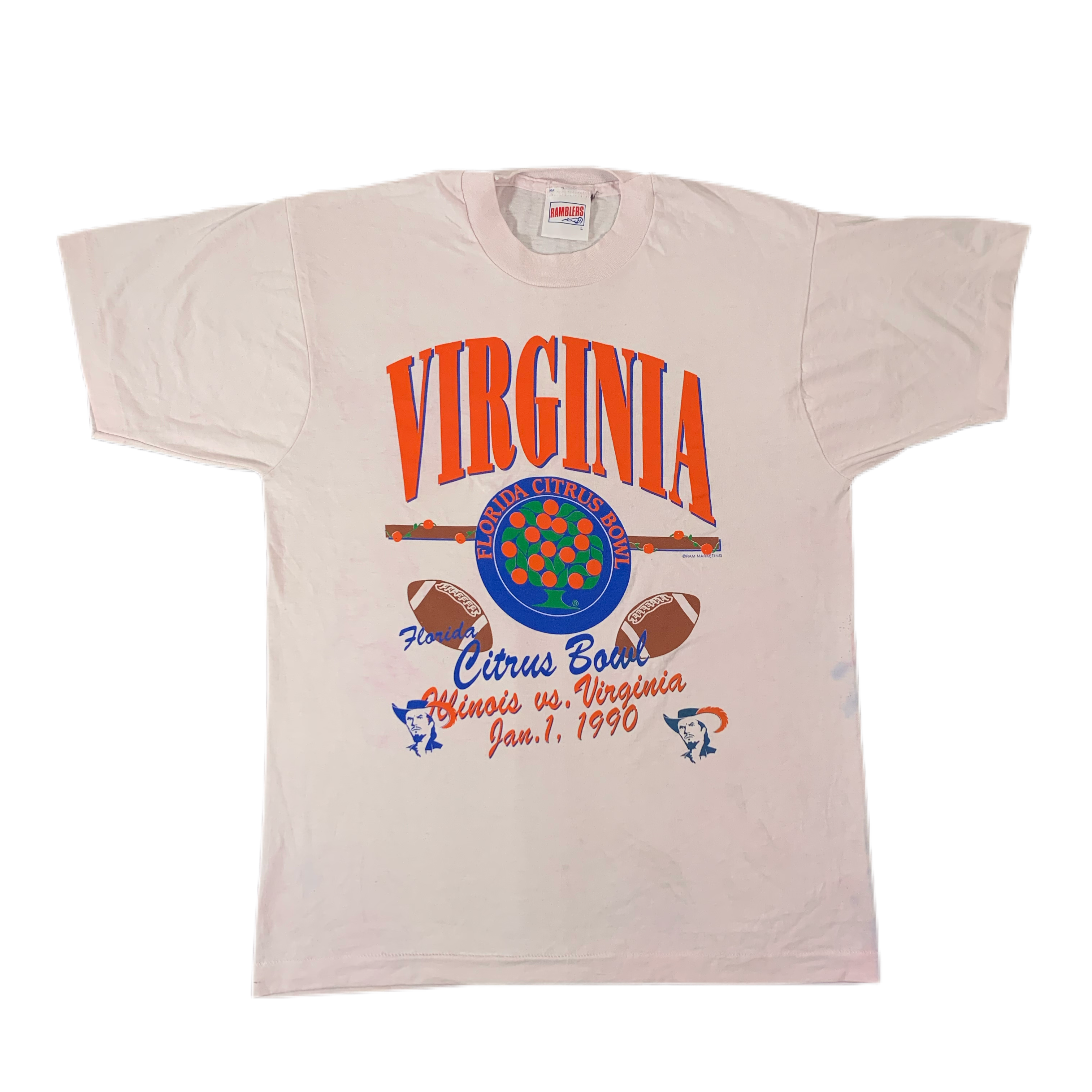 Vintage University Of Virginia Cavaliers “Citrus Bowl” Dyed T-Shirt