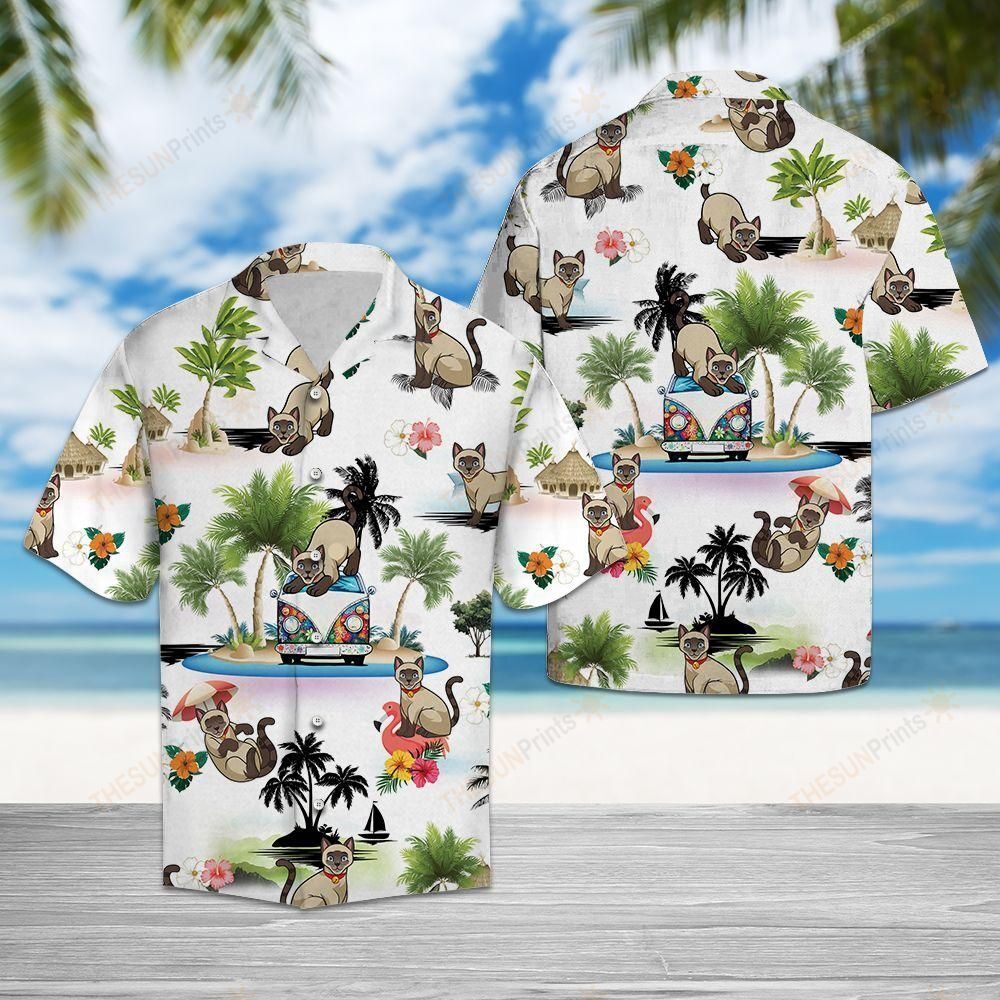 Siamese Vacation Hawaiian Shirt Ha81088