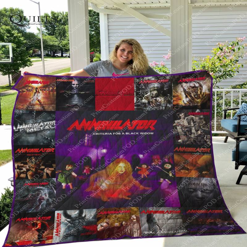 Annihilator Band Albums Quilt Blanket For Fans Ver 17