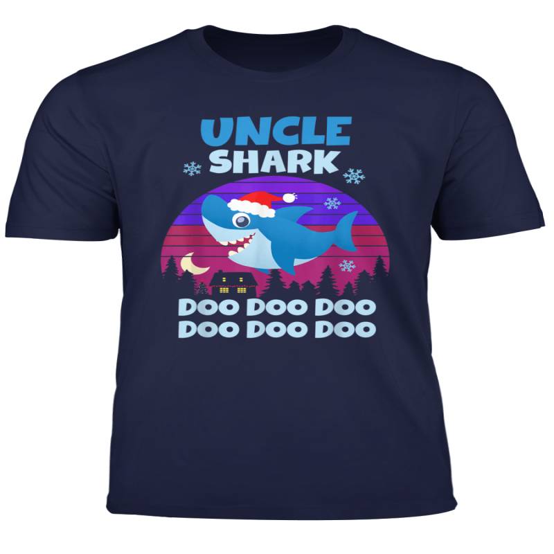 Uncle Shark Doo Doo Shirt Christmas Men Xmas Gifts T Shirt