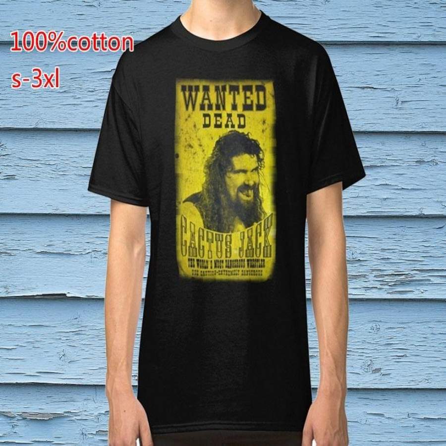 Cactus Jack Poster New Men’s Black T-Shirt