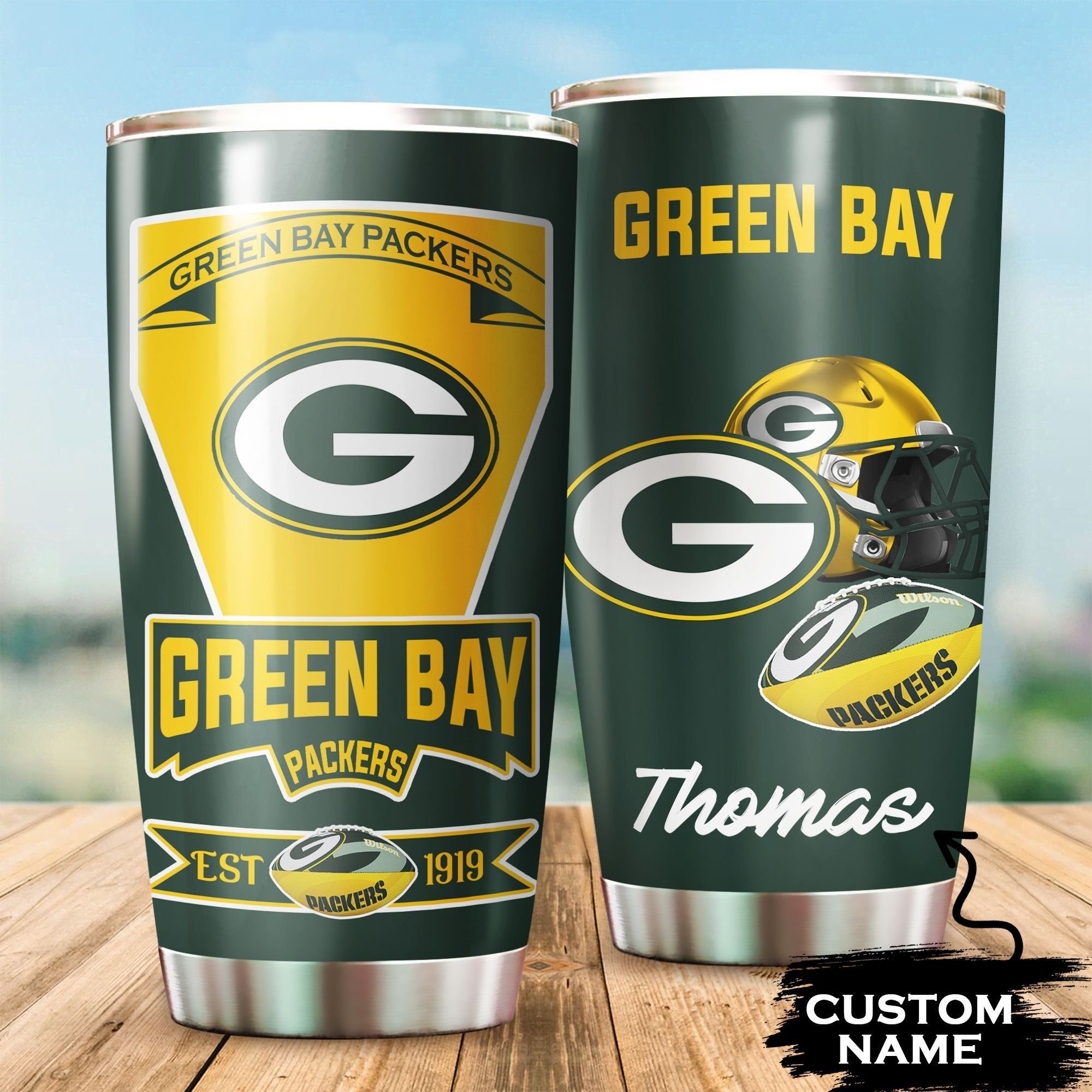 Green Bay Packers Custom Tumbler 127 L1BTH0155