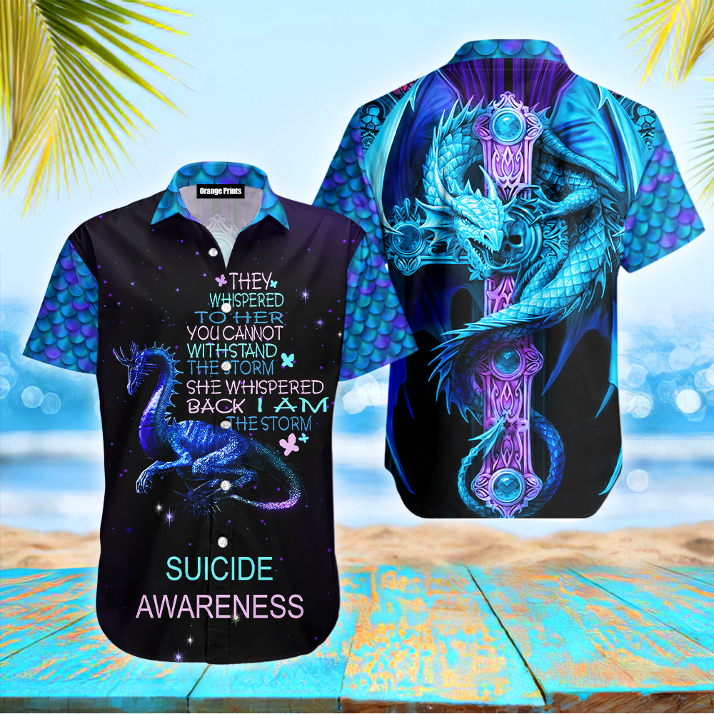 Dragon Storm Awareness Hawaii Shirt For Men Women Adult Ha3914