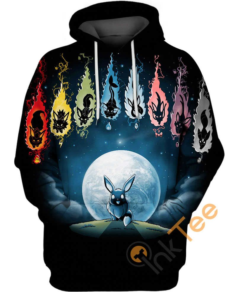 Evolutions Of Eevee Hoodie 3D