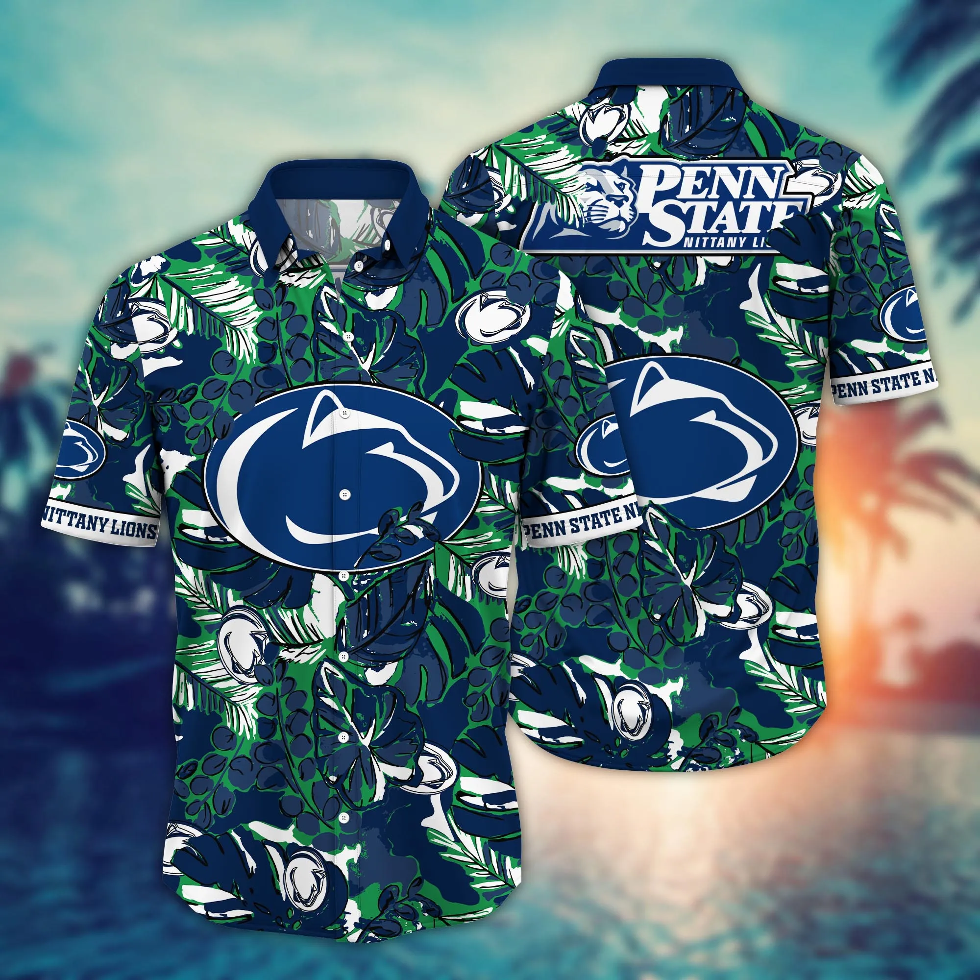 Penn State Nittany Lions NCCA Hawaiian Shirt Hot Season Aloha Shirt