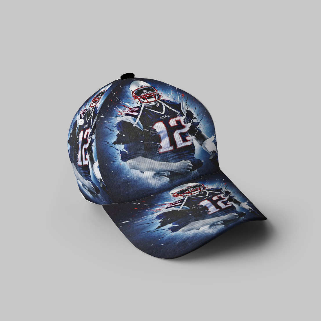 New England Patriots Tom Brady7 3D Printing Baseball Cap Classic Hat