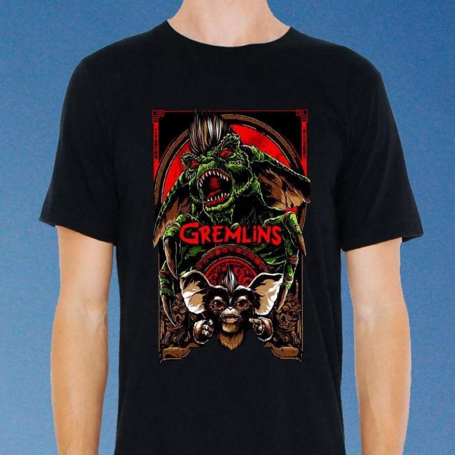 GREMLINS Vintage Classic Movie Poster Art Men’s T-Shirt