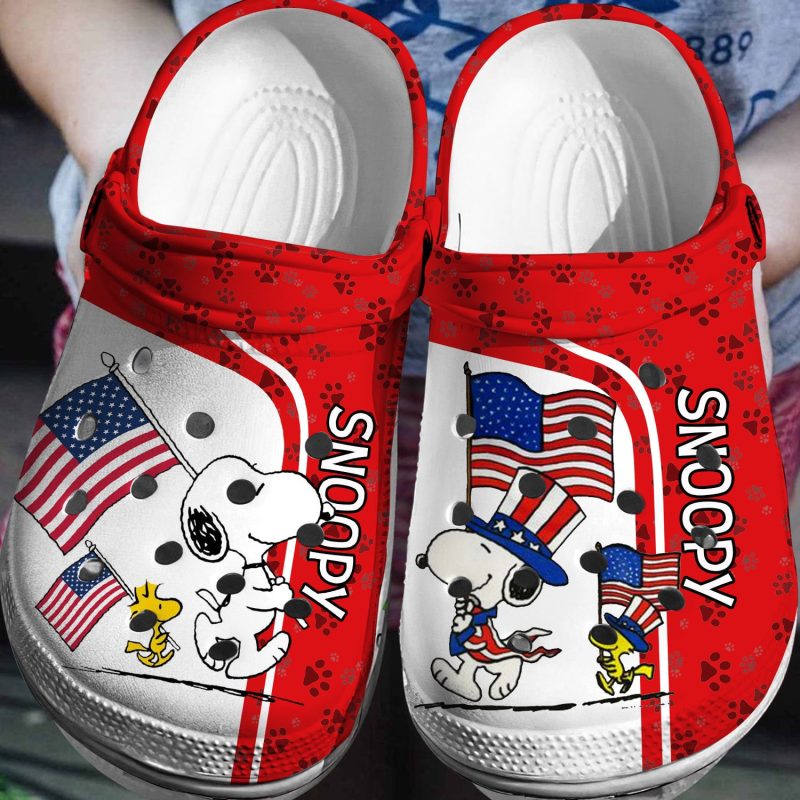 Snoopy Crocsband Crocs 3D Clog Shoes