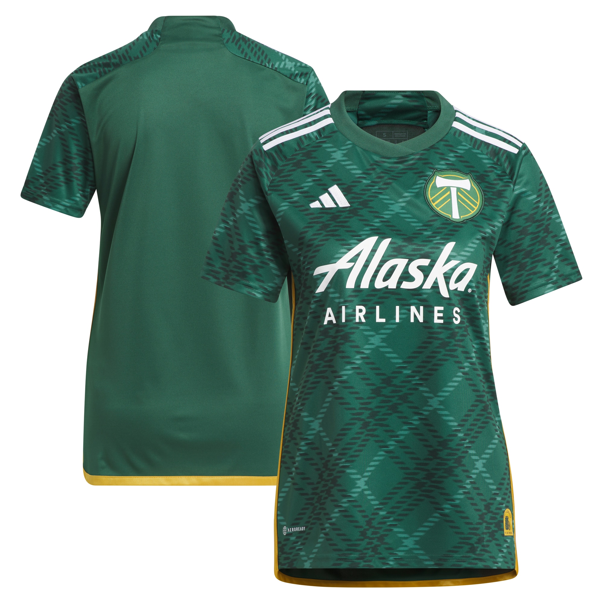 Portland Timbers Women's 2023 Portland Plaid Kit Replica Jersey – Green