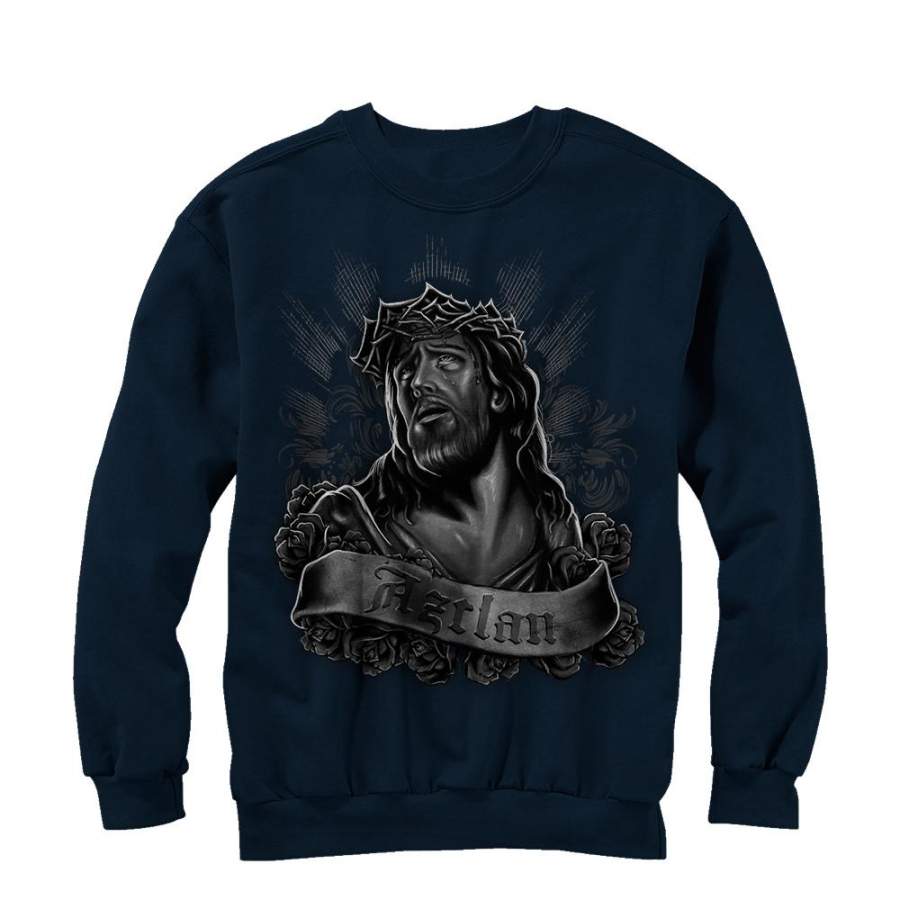 Aztlan Men’s Cristo  Sweatshirt Navy Blue