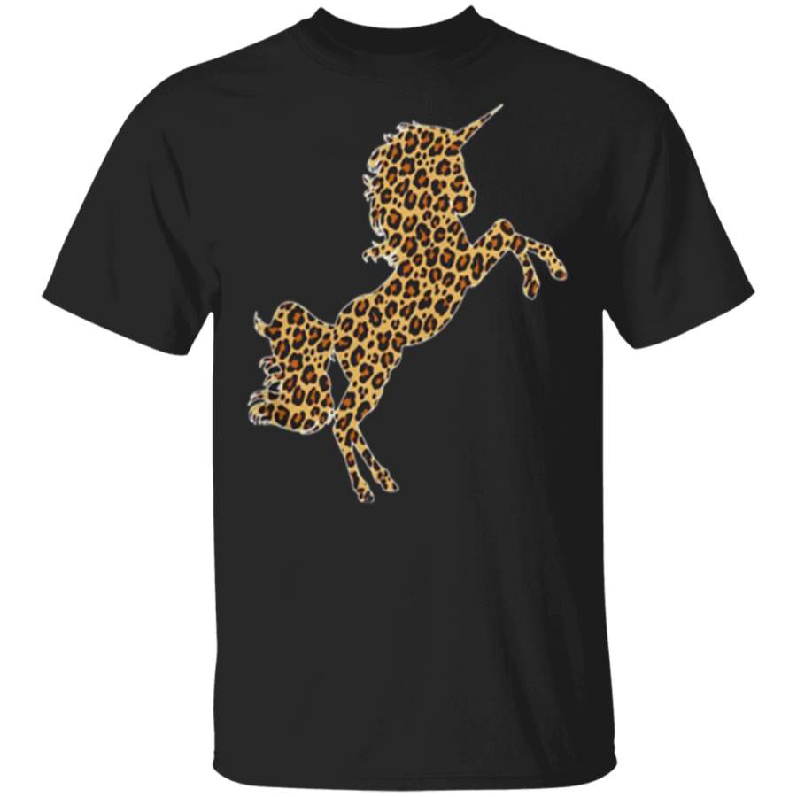 Unicorn leopard Gift Family T-Shirt