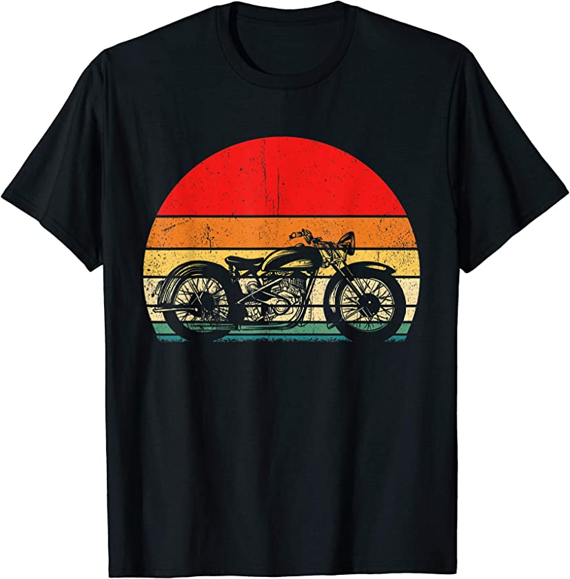 Vintage Motorbike, Funny Cycling Tee for Bike Sports Lovers T-Shirt