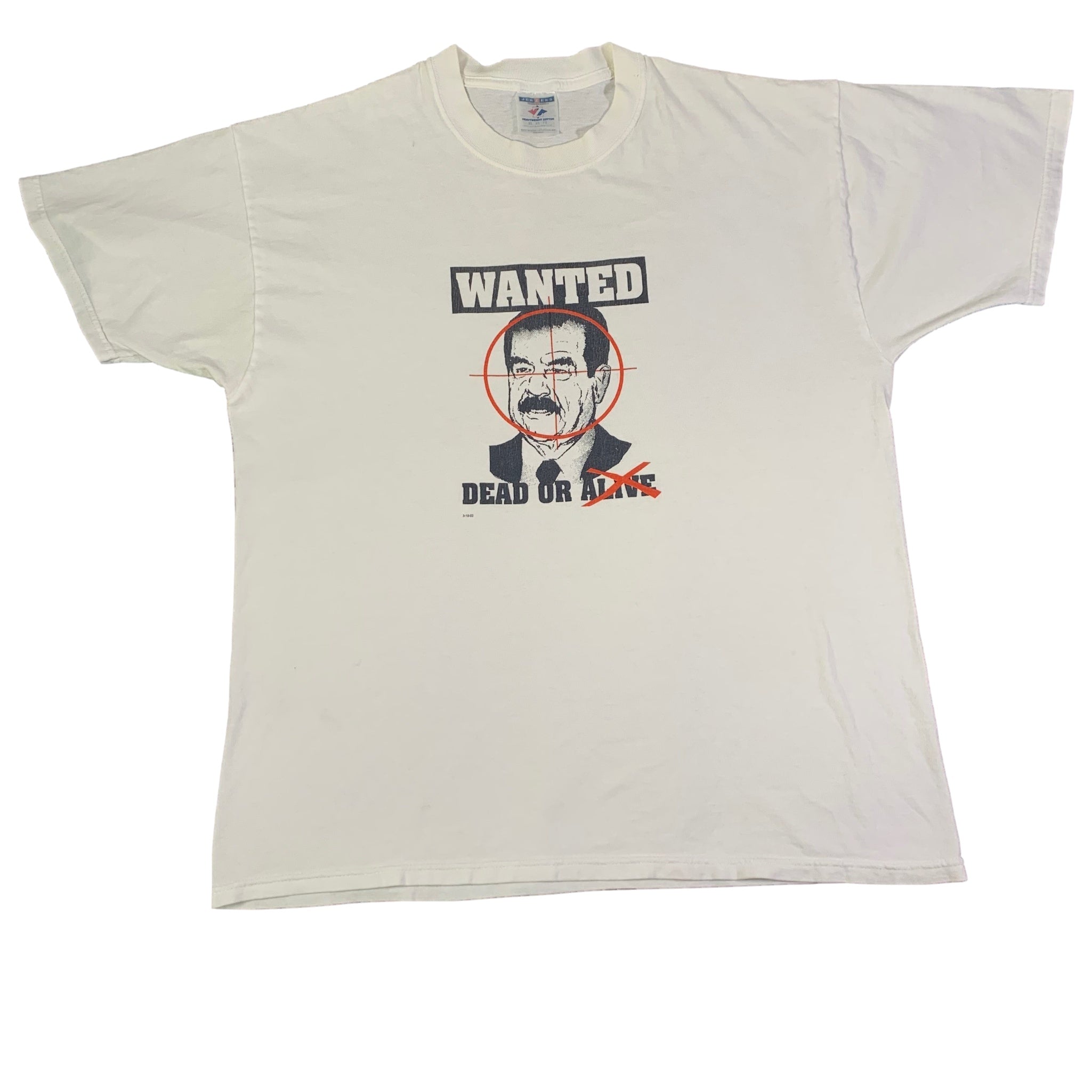 Vintage Saddam Hussein “Wanted” T-Shirt