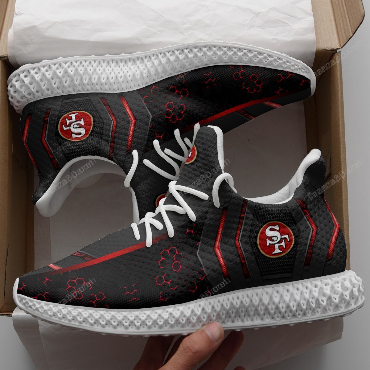 San Francisco 49Ers 4D Future Sneakers 33