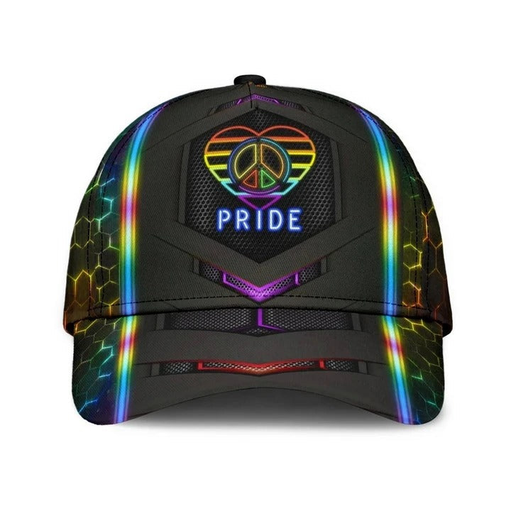 Pride Baseball Cap Peace Hope Love Pride Lgbt 3D Printed Baseball Cap Hat, Pride Gifts