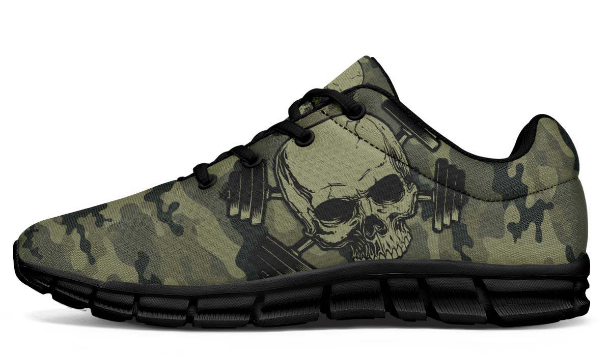 Camo Health And Strenght Breathable Sneakers Custom Shoes