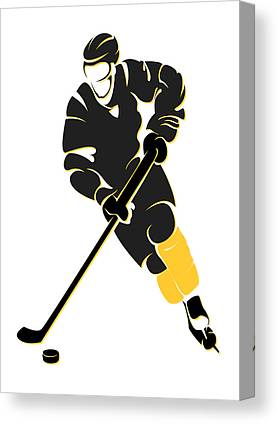 Penguins Shadow Player Joe Hamilton Canvas Print