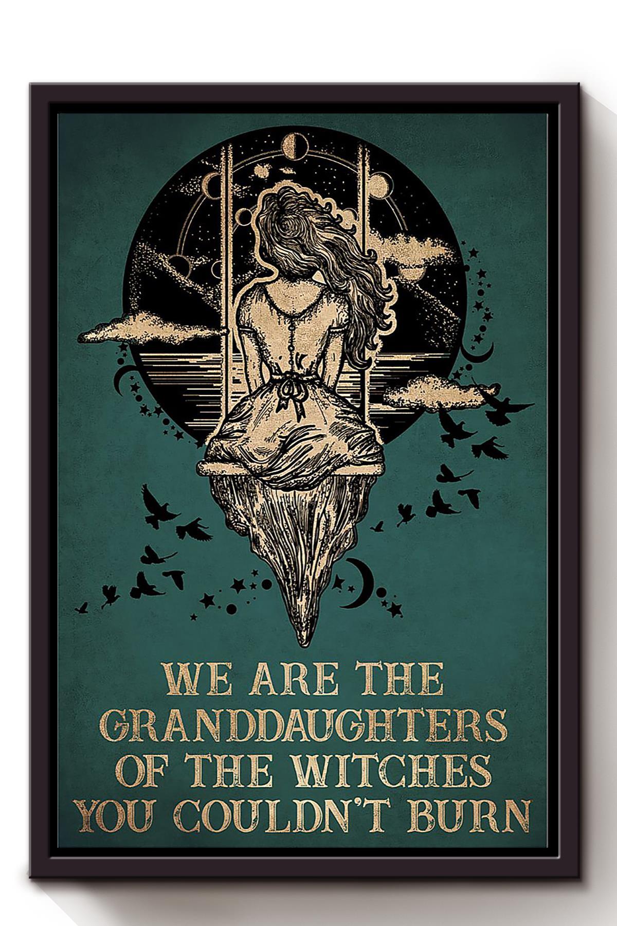 We Are The Granddaughter Of Witches Halloween Canvas And Poster, Canvas Prints, My Poster Wall, Canvas Wall Art, Wall Decor Visual Art, Halloween Gift, Happy Halloween 1