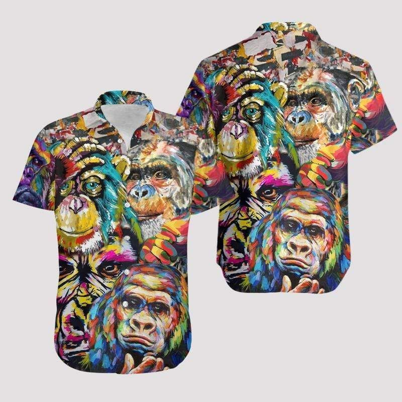 Buy Amazing Gorilla Hawaii Aloha Shirts Ha31992