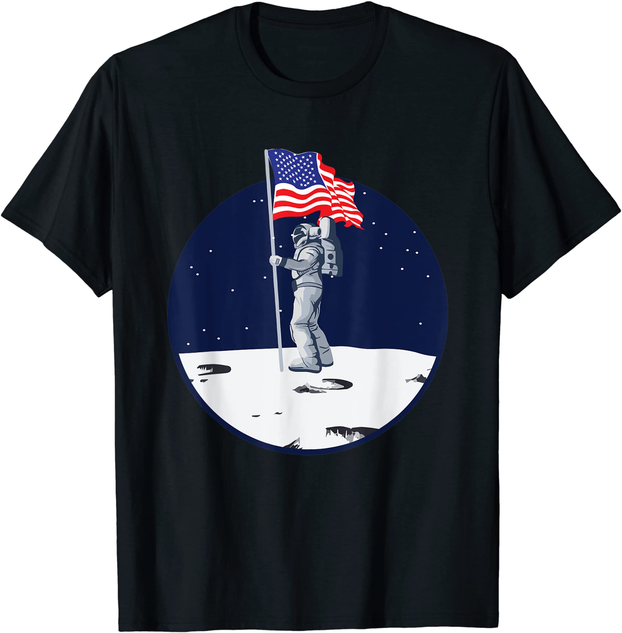 US Flag Astronaut – Independence Day 4th of July Party T-Shirt