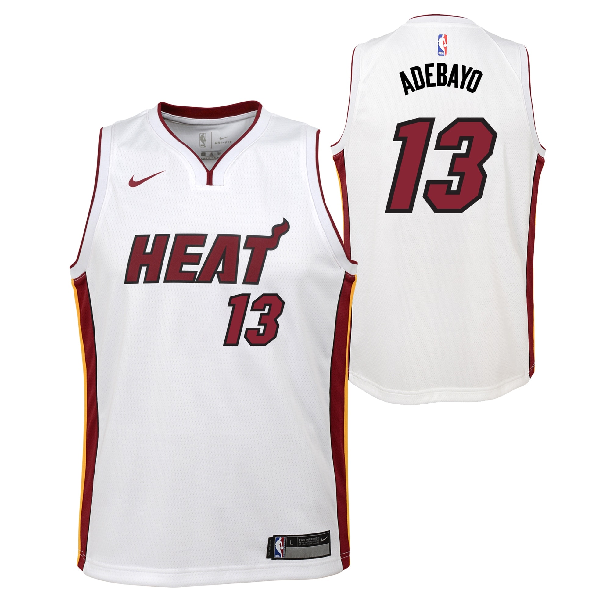 Miami Heat Association Swingman Jersey – Bam Adebayo – Youth