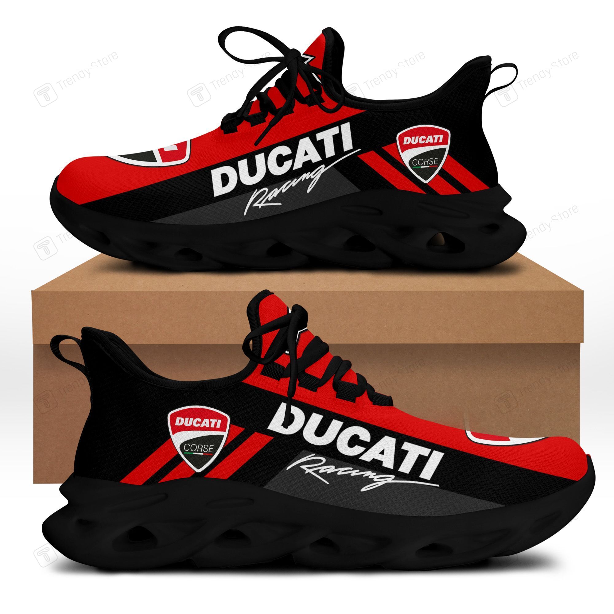 Ducati Racing Bs Running Shoes Ver 1 (Red) – Fashionspicex Shop