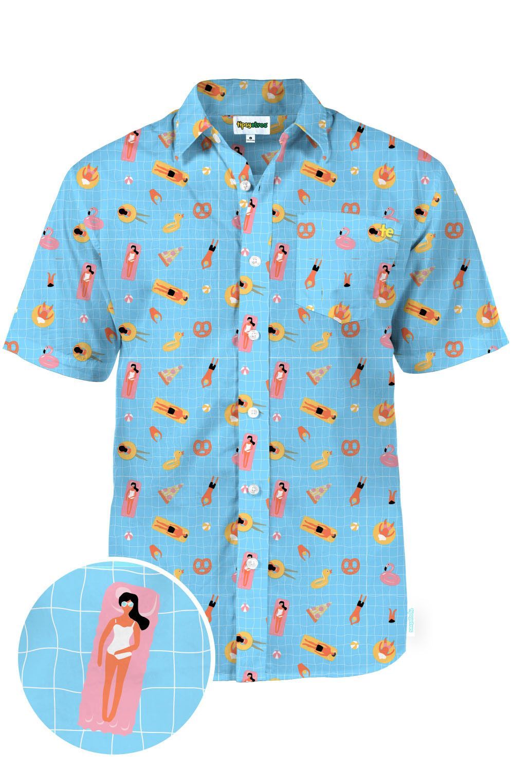 Pool Party Blue Nice Design Hawaii Shirt Ha101777