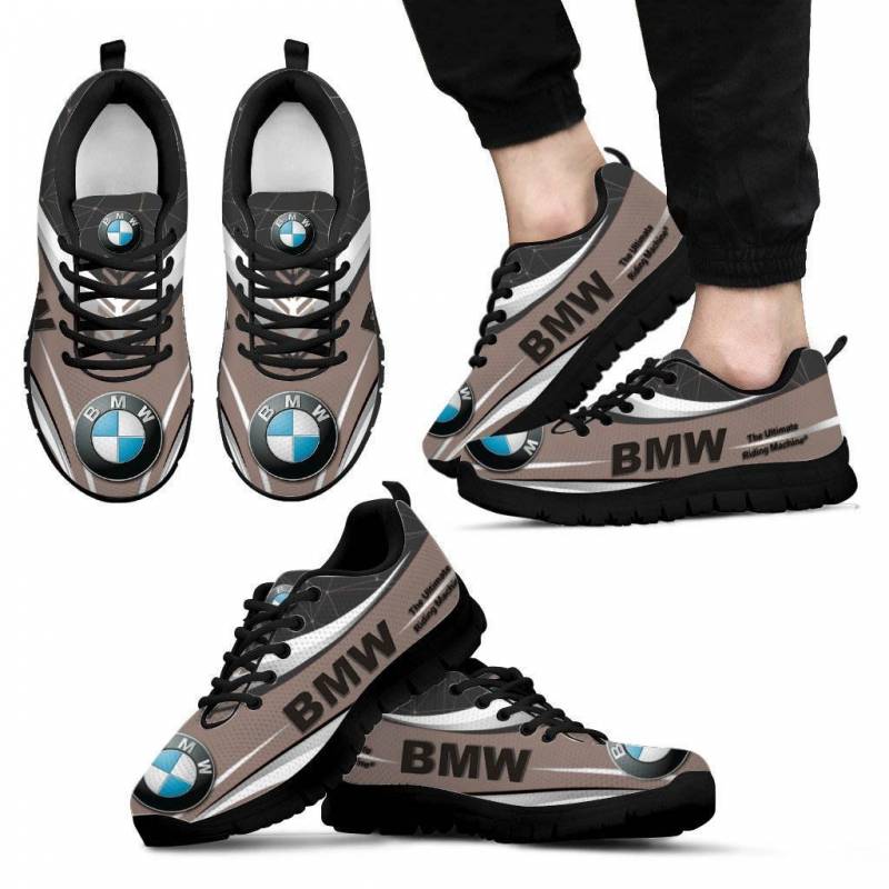 3D Printed BMW Motorrad- NCT Sneakers Ver1 For Men & Women (Brown)