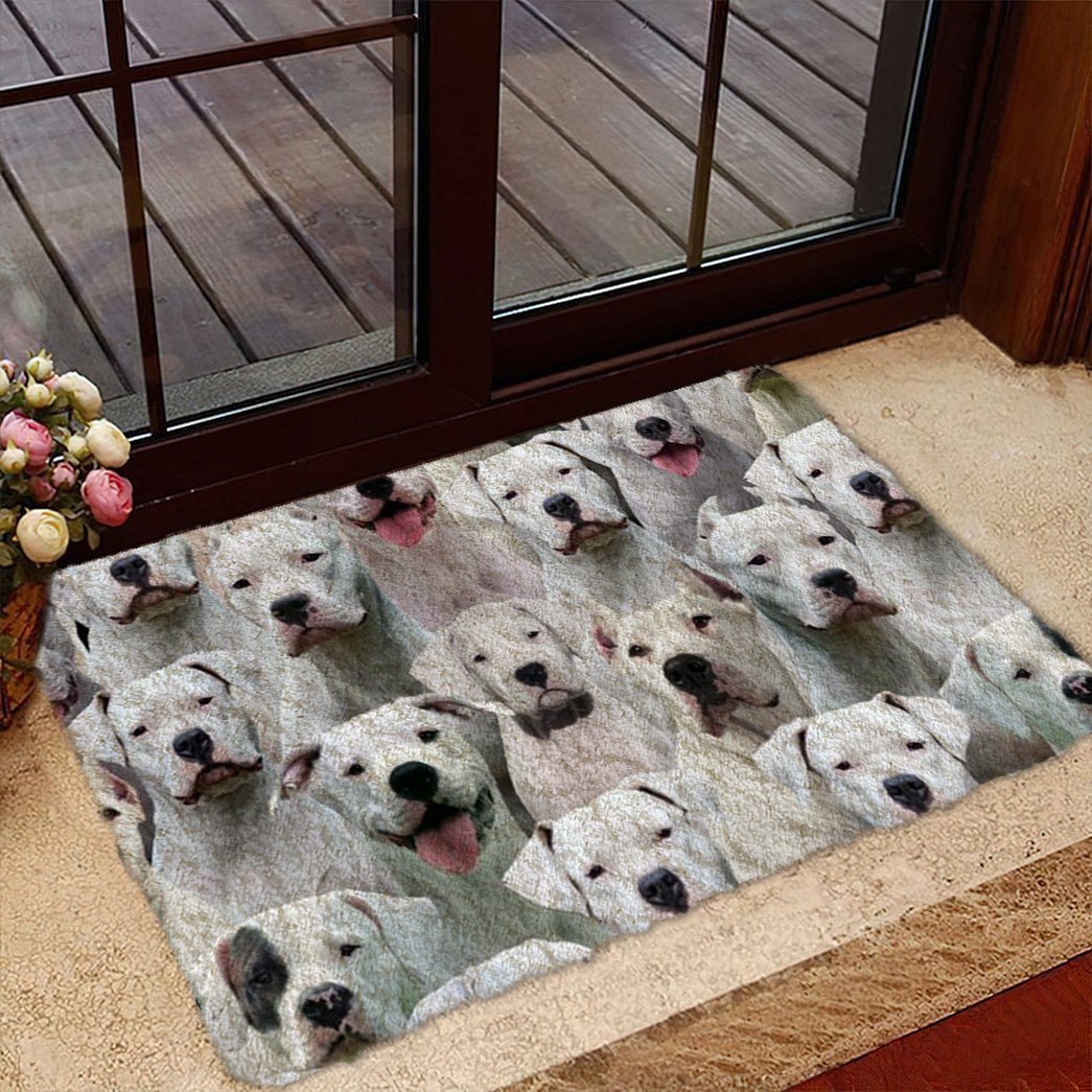 Tmarc Tee A Bunch Of Dogo Argentinoes Doormat