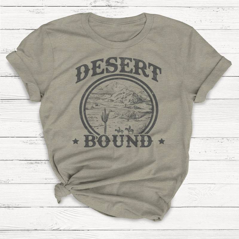 Crushtee Summer Desert T Shirt, Ladies Unisex Crewneck Shirt, Outdoor T shirt, Cute Tshirt, Retro, Vintage, 70’s, Nature, Outdoor, Gift Long Sleeve Hoodie