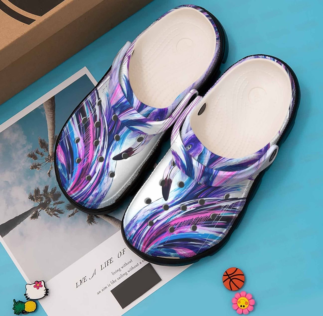 Flamingo Classic Personalized Clog, Custom Name, Text, Color, Number Fashion Style For Women, Men, Kid, Print 3D 3D