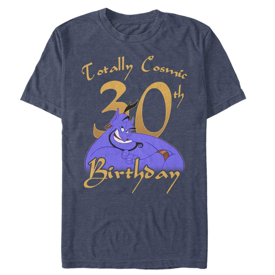 Aladdin Men’s Genie Cosmic 30th Birthday  T Shirt