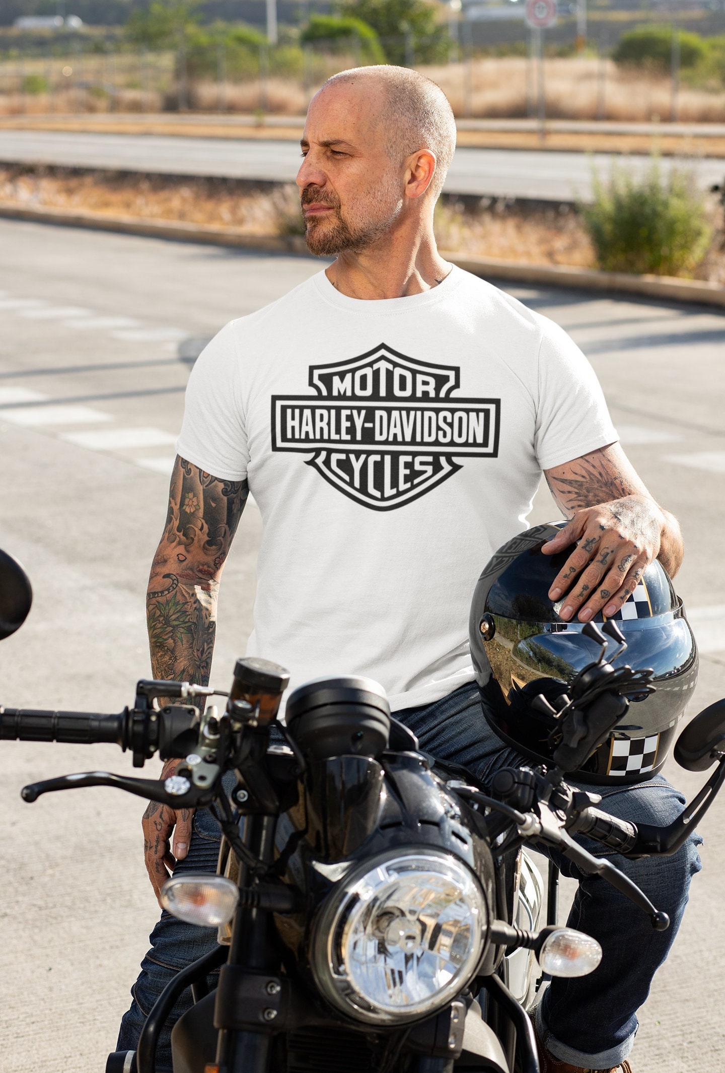 Harley Davidson Shirt, Vintage Motorbike T-Shirt, Rider Shirt, Motorcycle Shirt, Biker Shirt, Bike Lover, Motorcycle Apparel, Vintage Harley