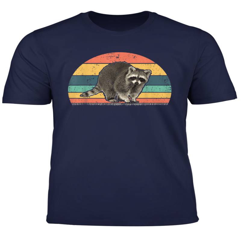 Retro Vintage Raccoon Animal Lover Zookeeper T Shirt