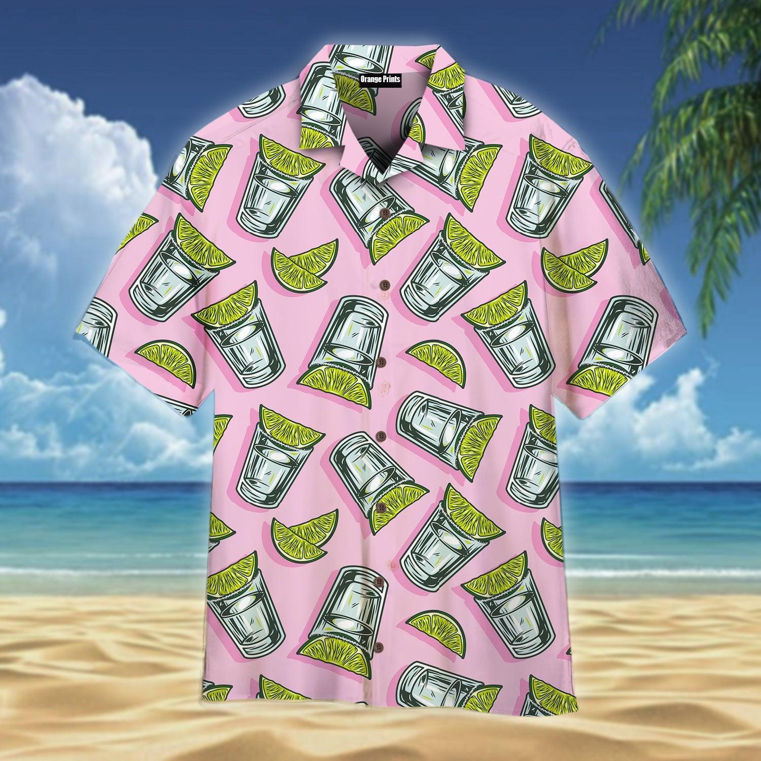 Cocktail Tequila With Lime Hawaii Shirt For Men Women Ha20784