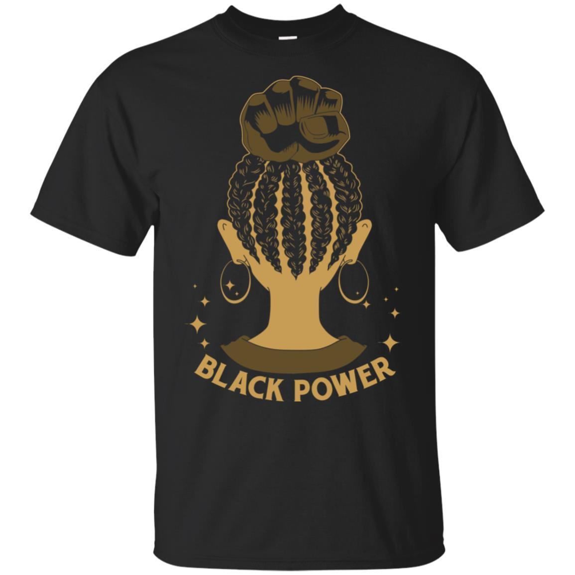 Black Power T-Shirt African American Clothing For Melanin Poppin Women