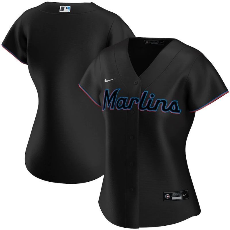 2020 MLB Black Womens Jersey