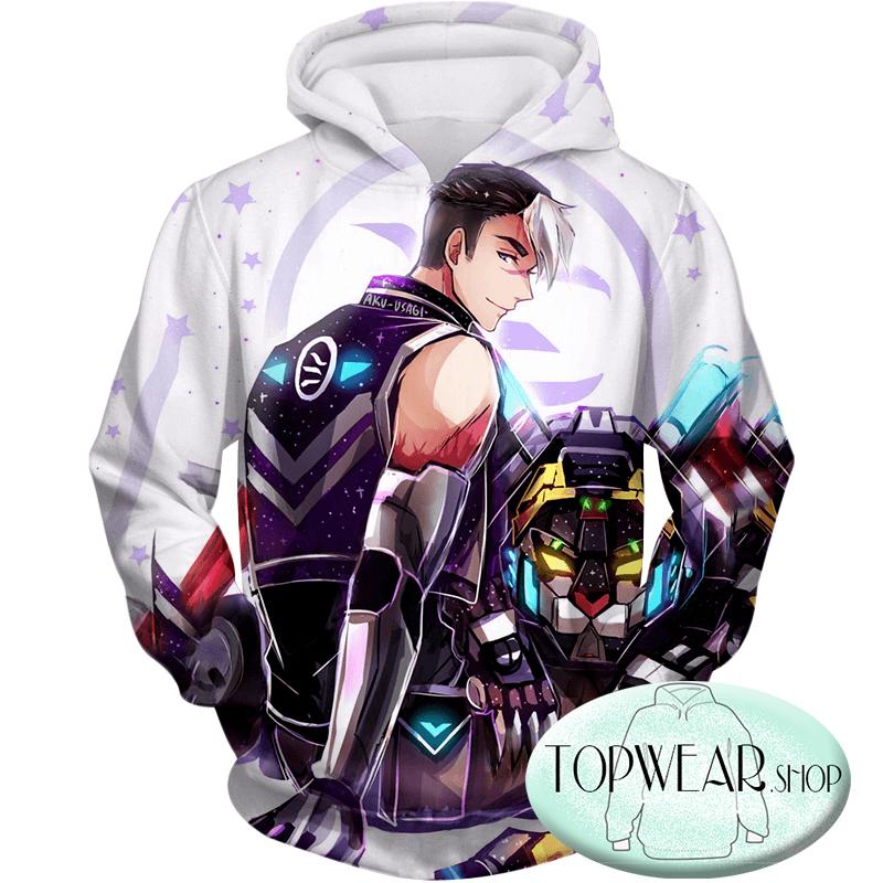 Voltron: Legendary Defender Hoodies – Shiro Lion Paladin Awesome Cartoon Pullover Hoodie