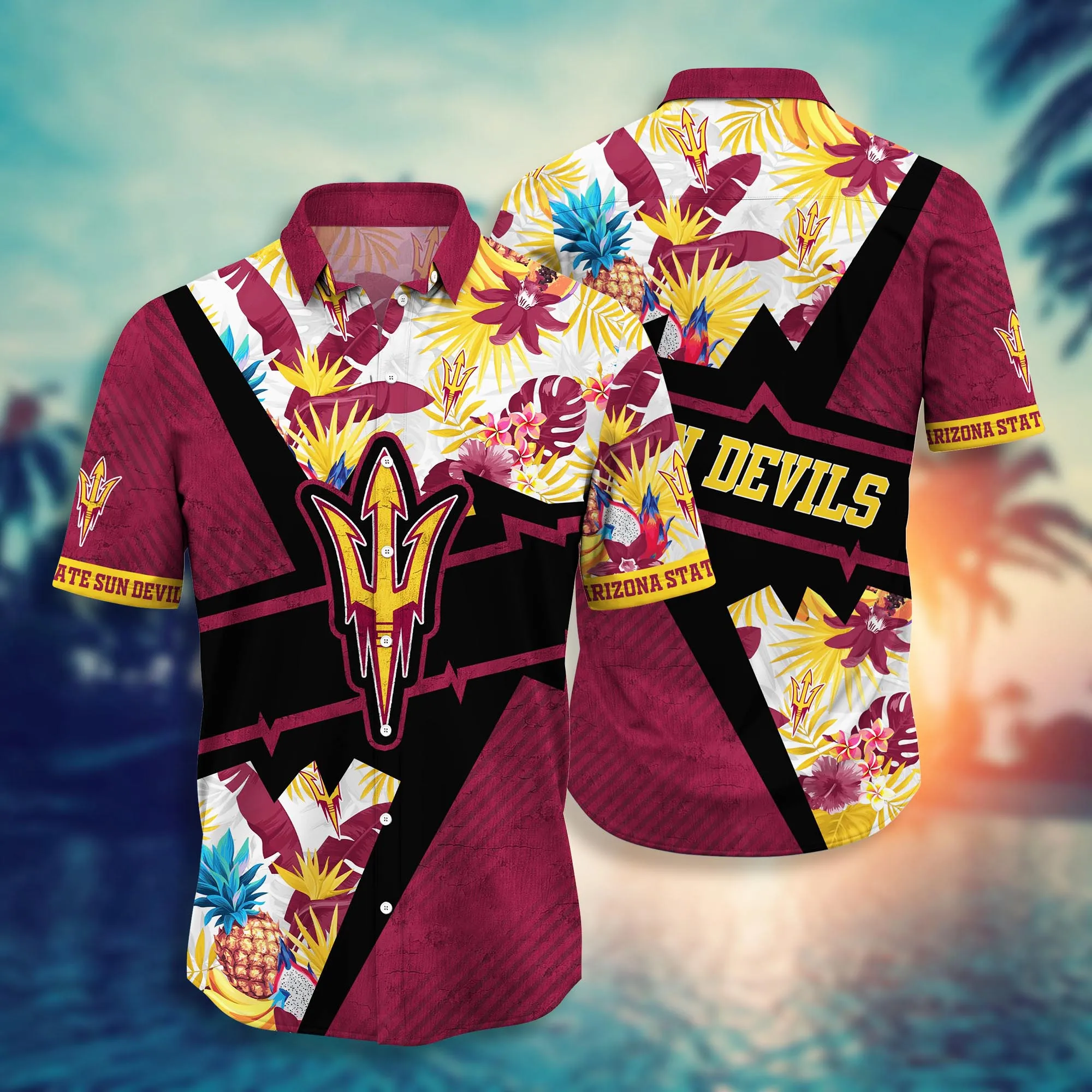 Arizona State Sun Devils NCCA Hawaiian Shirt Summer Camps Aloha Shirt